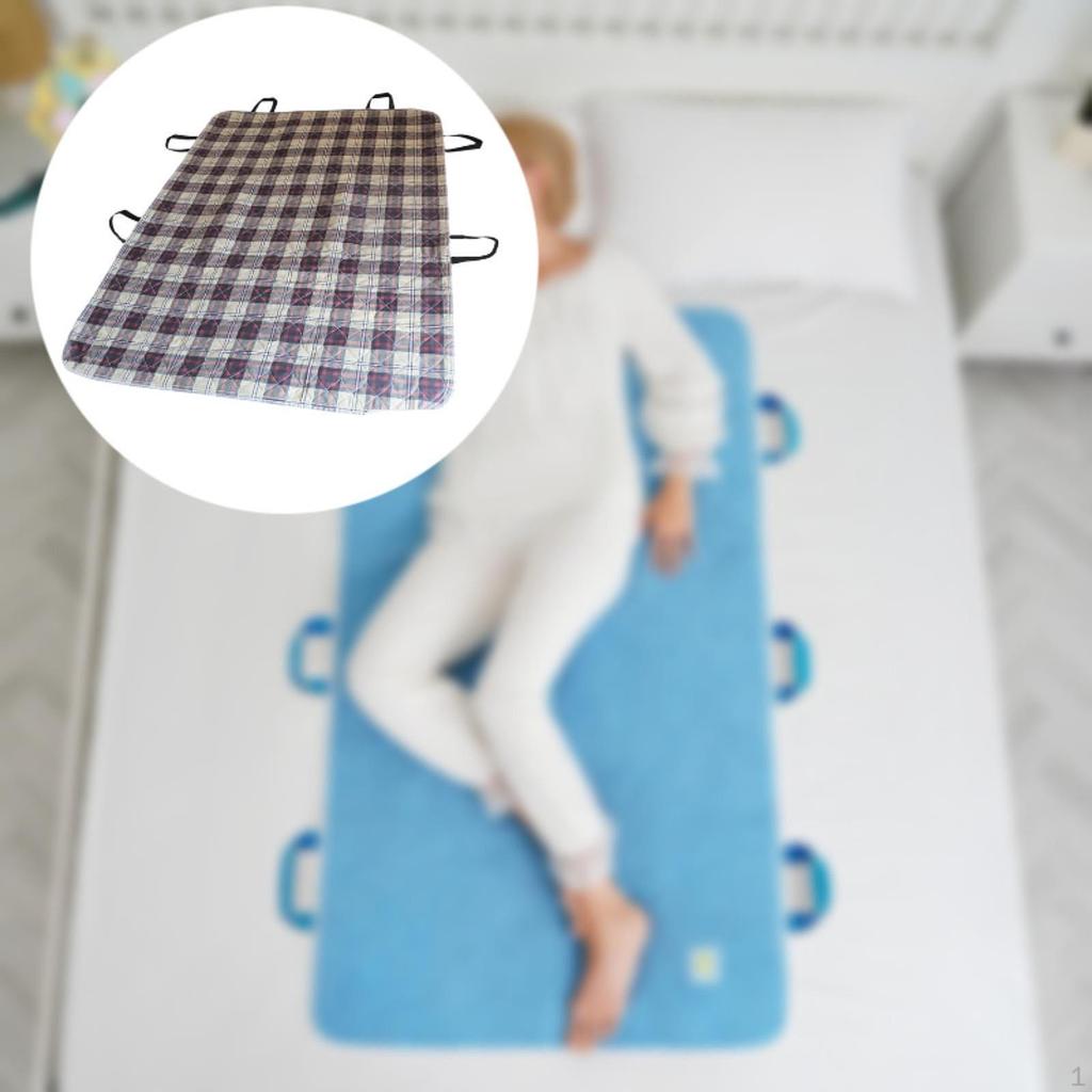 Positioning Bed Pad with Handles Lift Aid for Caregiver Elderly Disabled