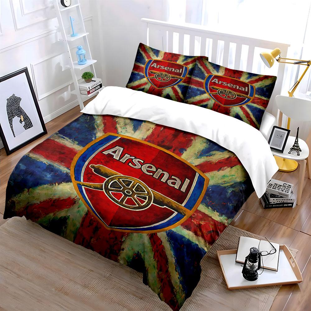 "Arsenal Logo Bedding Set" Bedding Duvet Cover Set Duvet Cover Pillowcases (1 * Duvet Cover 2 * Pillowcases, Without Duvet Insert)
