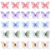 Resin Butterfly Nail Art Accessories Fairy Cute Three-Dimensional Versatile Transparent Ribbon Bow Nail Accessories