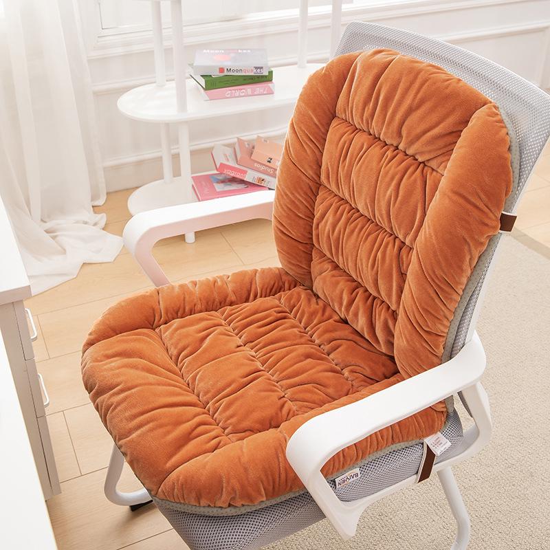 Heated Seat Cushion with Backrest and Lumbar Support for Office Chairs