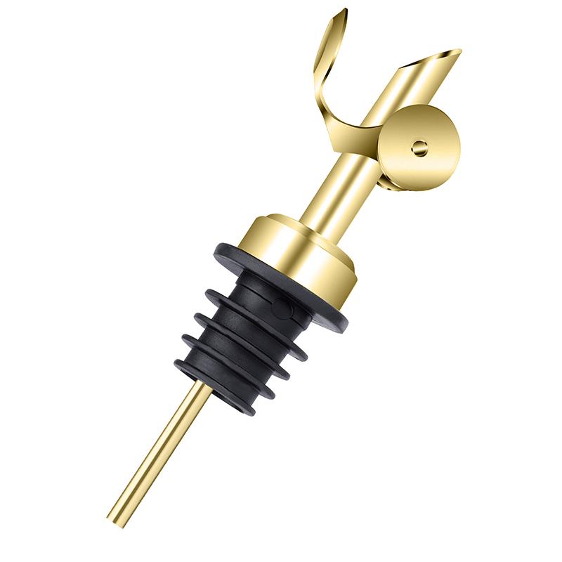 New Oil Bottle Stopper Lock Plug Seal Leak-proof Food Grade Rubber Nozzle Sprayer Liquor Dispenser Wine Pourer Kitchen Bar Tools