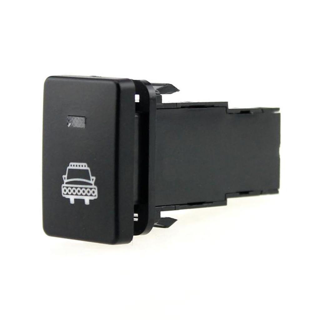 Car 12V Push Button Switch With Headlight Pattern For Camry