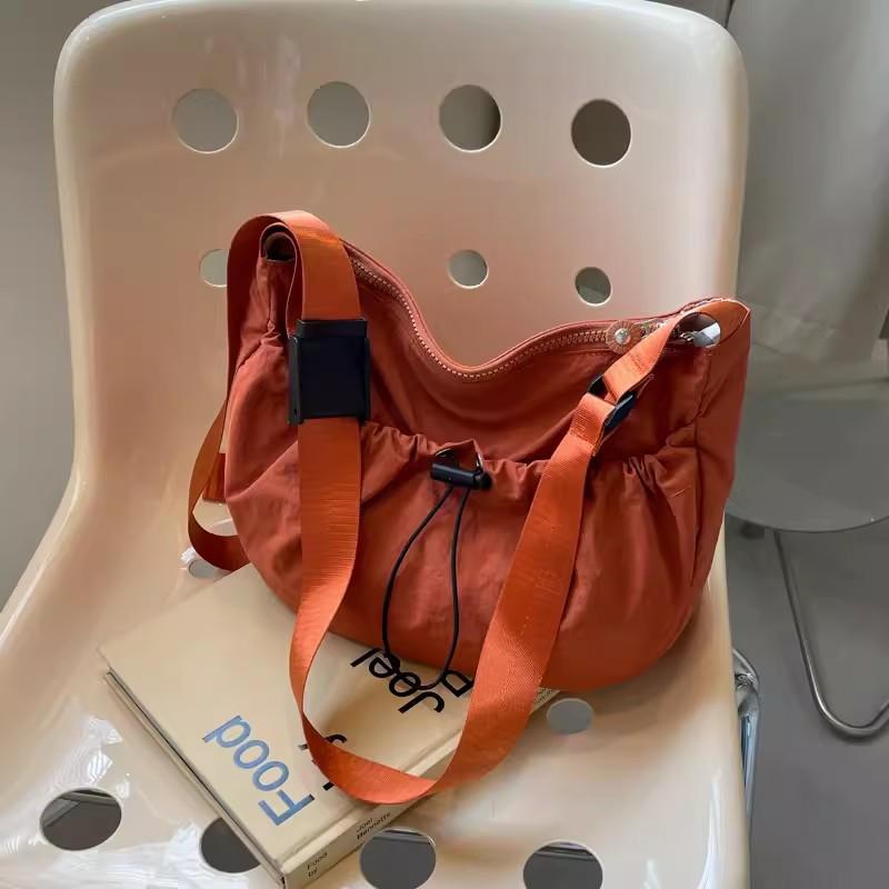 Nylon Canvas Bag Summer New Trendy Casual Tote Bag Versatile Shoulder Messenger Bag Saddle Bag