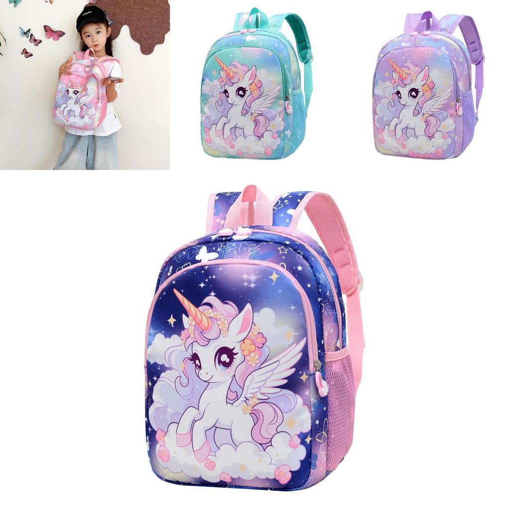 Kids School Bag Featuring Unicorn Design With Antishock Padding And Ergonomic Straps For Toddlers