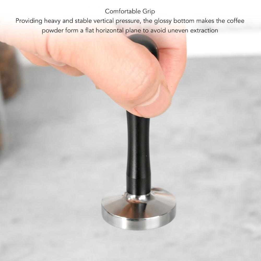 Solid Flat Base Stainless Steel Coffee Tamper Stainless Steel Flat Bottom Coffee Tamper For Home