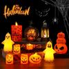 Halloween Portable LED Pumpkin Lantern Candle Lamp for Party Decoration