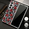 Bowknots Leopard Print Case For Samsung Galaxy Z Fold 8 Ultra 7 6 5 Z Fold8 Fold7 Fold6 Luxury Hybrid 3in1 Plating Leather Skin Phone Cover
