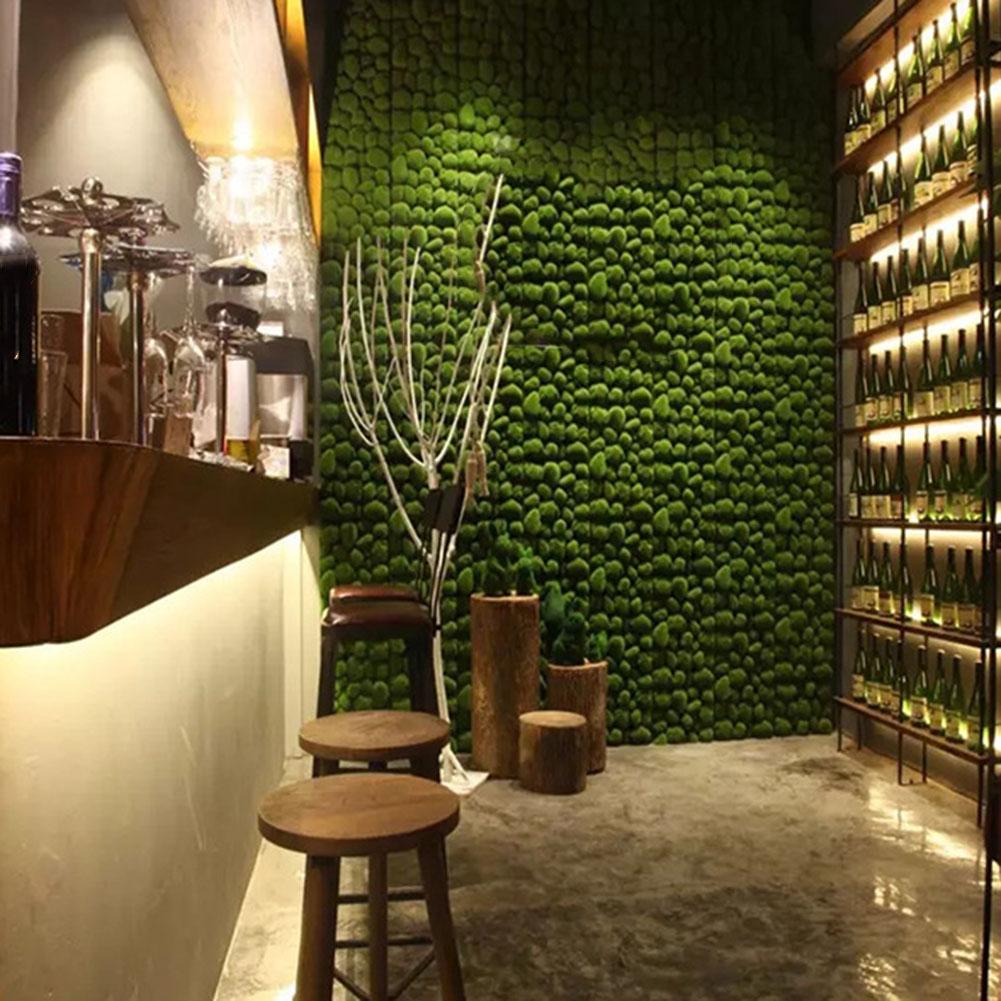 Add a Touch of Nature To Any Room with This Faux Moss Stone Background