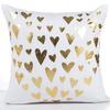 Gold-stitched Pillowcase European Classical Hot Light Luxury Home Super Soft Short Plush Sofa Cushion