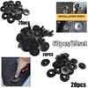 20 Set Universal Car Carpet Clip Clamps Fixing Grips Floor Mat Fastener Black US