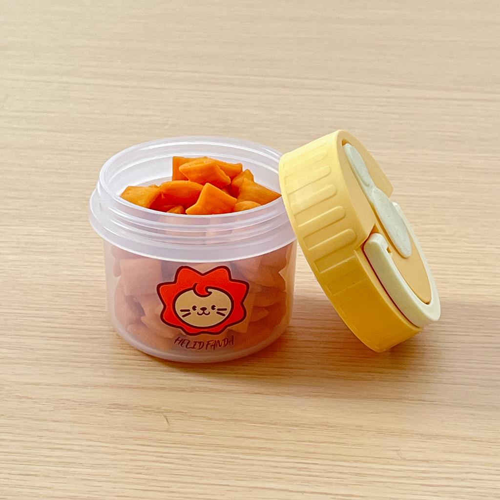 100ml Small Food Storage Box Moisture-Proof Dried Fruit Snack Sealed Jar Reusable Fridge Fruit Fresh Keeping Box Food Container