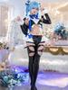 Miccostumes Adult Anime Game Long Sleeve Costume and Moe Cosplay Costume for and Ghost Black Women's Goddess-Style Set, Sexy, Cool, Cute, Costumes,