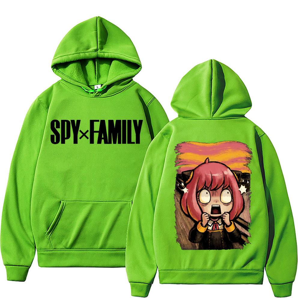 Japanese Anime Spy X Family Anya Forger Graphic Print Hoodie Harajuku Streetwear Unisex Women Unisexga Clothing Oversized Sweatshirt