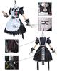 Corin Wickes Cosplay Maid Zenzero Cosplay Costume with Adult Costume for School and Stage Performances Size [Excellent Product] Wig, Festivals,