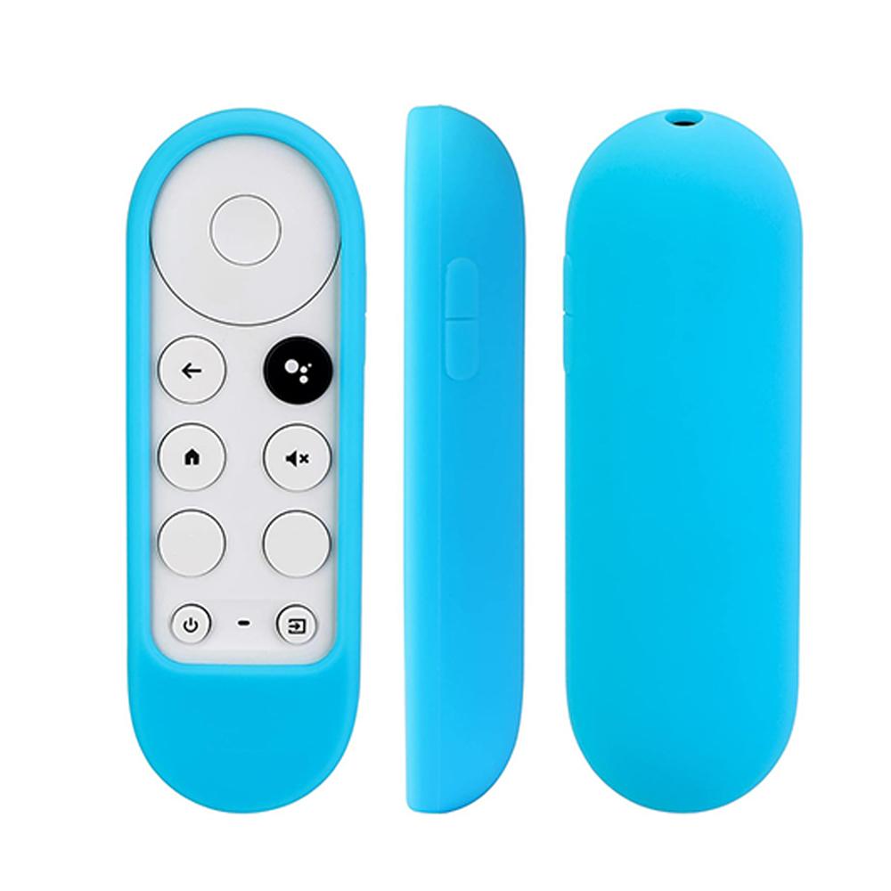 

Подходит для чехла пульта дистанционного управления Google TV с противоударным силиконовым защитным чехлом синий
