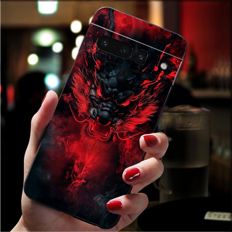 

Japanese Oni Mask Devil Carcasa Funda Phone Case For Google Pixel 10 9 Pro XL 9A 8 7 6 Pro Pixel 8A 7A 6A Pixel 8 7 6 5 Case Google Pixel 6 Pro