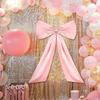 Large Bow Big Ribbon Bowknot for Backdrop Birthday Wedding Party Room Wall Decor Pink Red Giant Ribbon Hanging Gift Christmas