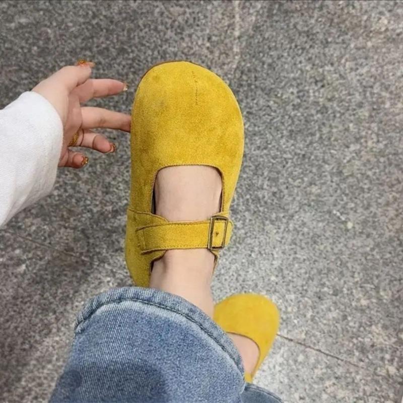Muffin thick-soled ugly cute Mary Jane single shoes women's fashion non-slip retro versatile flat casual shoes