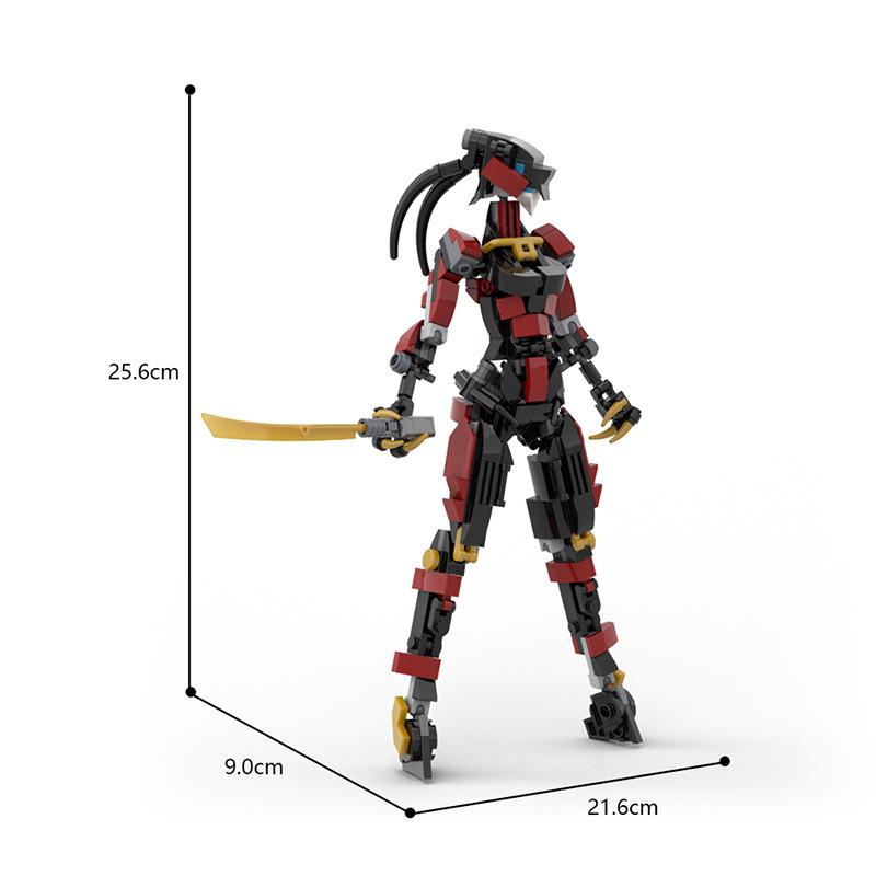 Creative Female Gynoids Robot Mech Girls Figures Model Building Blocks Toys For Toy Kids Easter Birthday Gifts Assemble Bricks