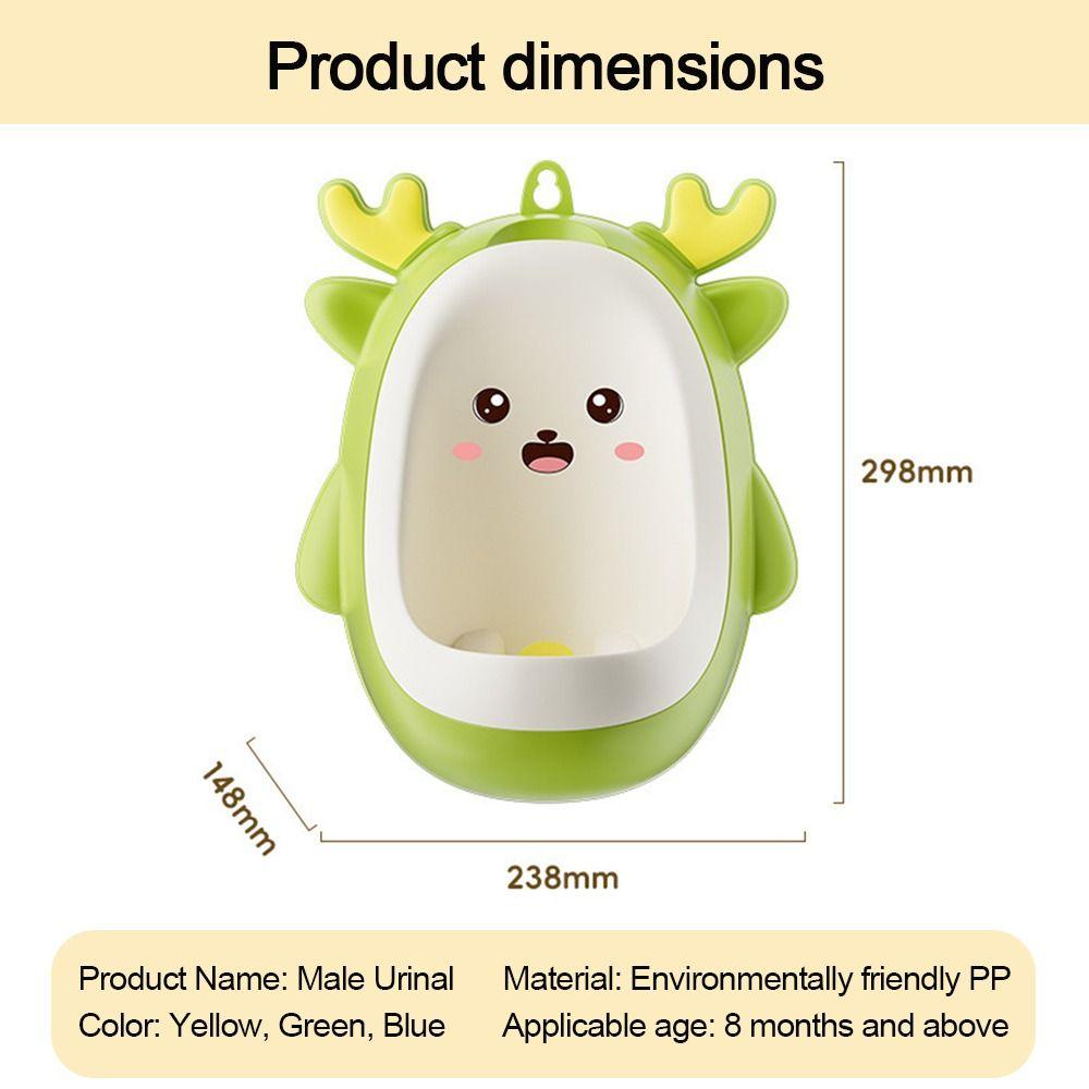 Deepen Potty Training Urinal Wall-Mounted Toddler Urinal New Standing Potty Toilet  for Boys