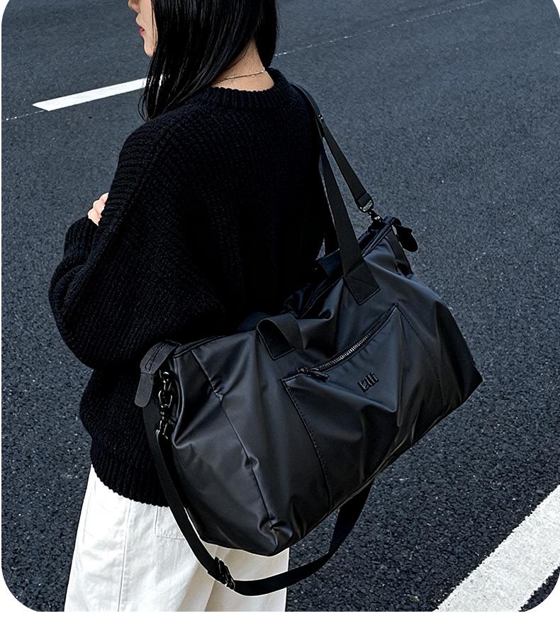 Women's Versatile Cross-Border Fitness Bag: Fashionable Sports Tote for Travel, Short Trips, and Commutes