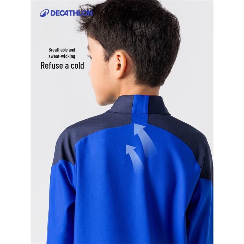 Decathlon Youth Half-Zip Soccer Training Top