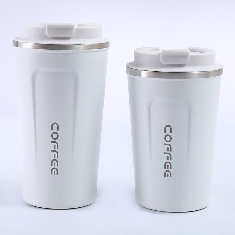 380ml Portable Double Vacuum Thermos Cup 304 Stainless Steel Office Coffee Tumbler for Car Coffee Mug 380ml