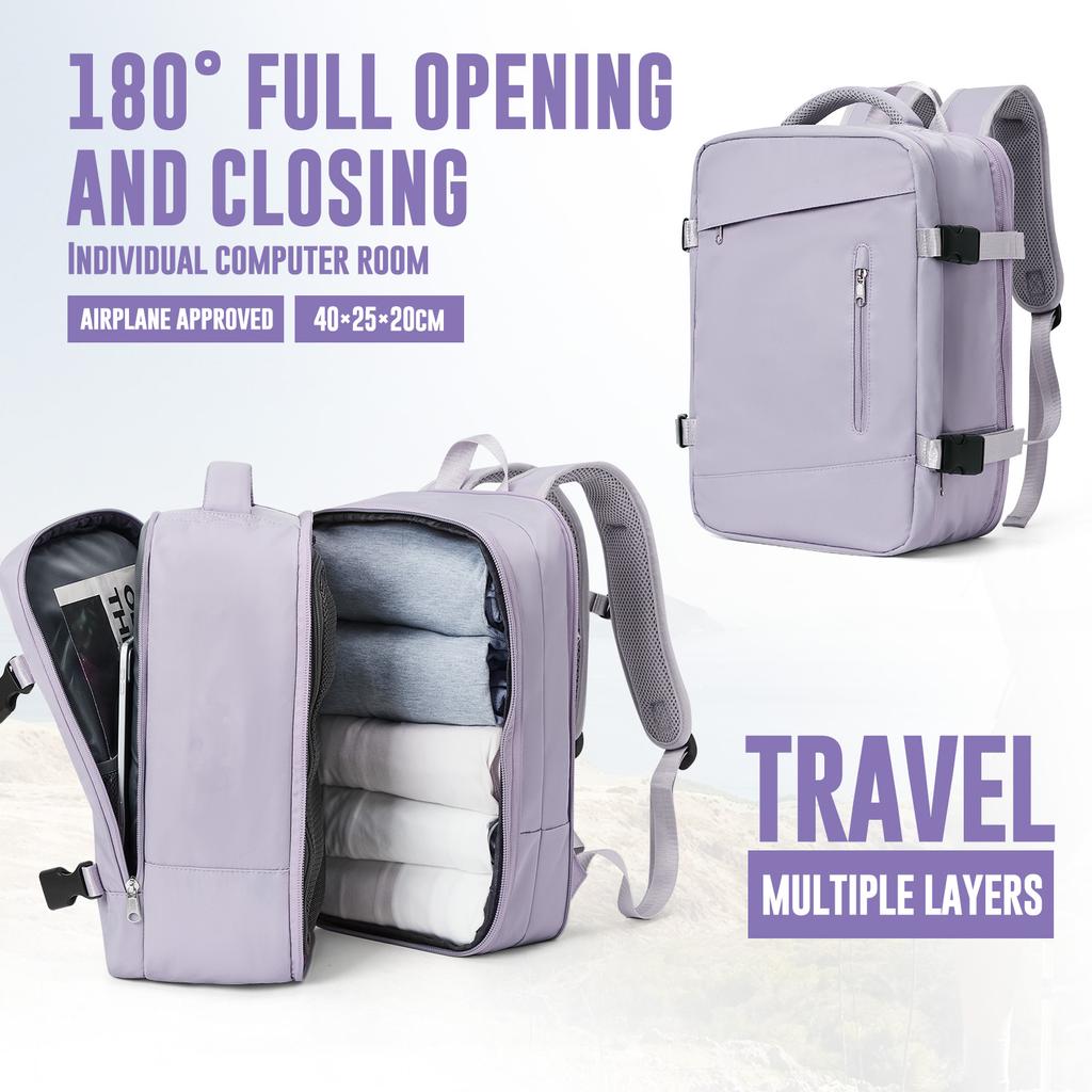 Hand Luggage Travel Bag Backpack Travel Cabin Airplane 40x20x25 Women's Men's Laptop Bag Business Work Backpack Ryanair Backpack