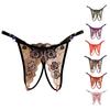 Women Panties Adjustable Strap Stretchy Hollow Out Slutty Thin Open Crotch