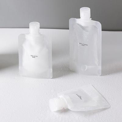 5Pcs Portable Dispenser Bag For Cosmetic Lotion Shower Gel Shampoo Facial Cleanser Reusable Outdoor Travel Leakproof Packing Bag