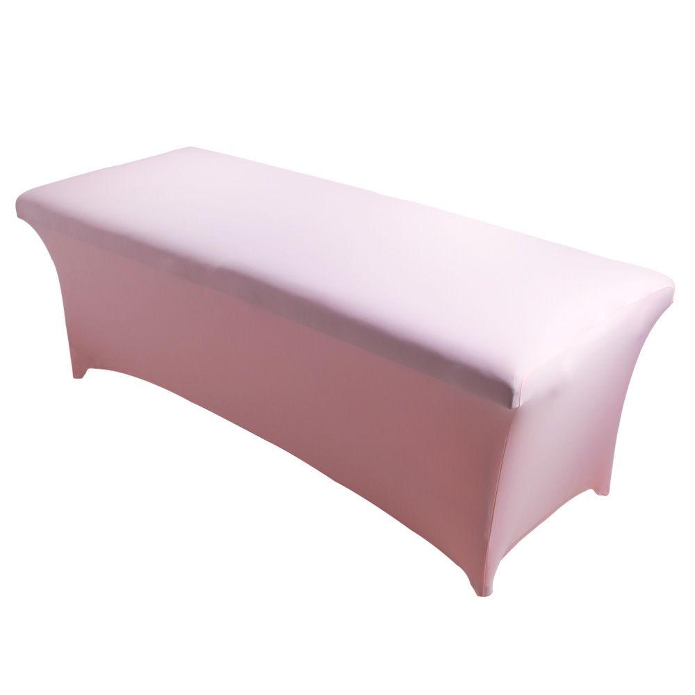 

Stretchable Makeup Salon Tablecloth Styling Accessories Lash Bed Cover Table Cover светло-розовый