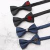 Men'S Casual Bow Tie Bow Flower, Groom Best Man Emcee Dress Suit Trendy Bow Tie Bow Flower