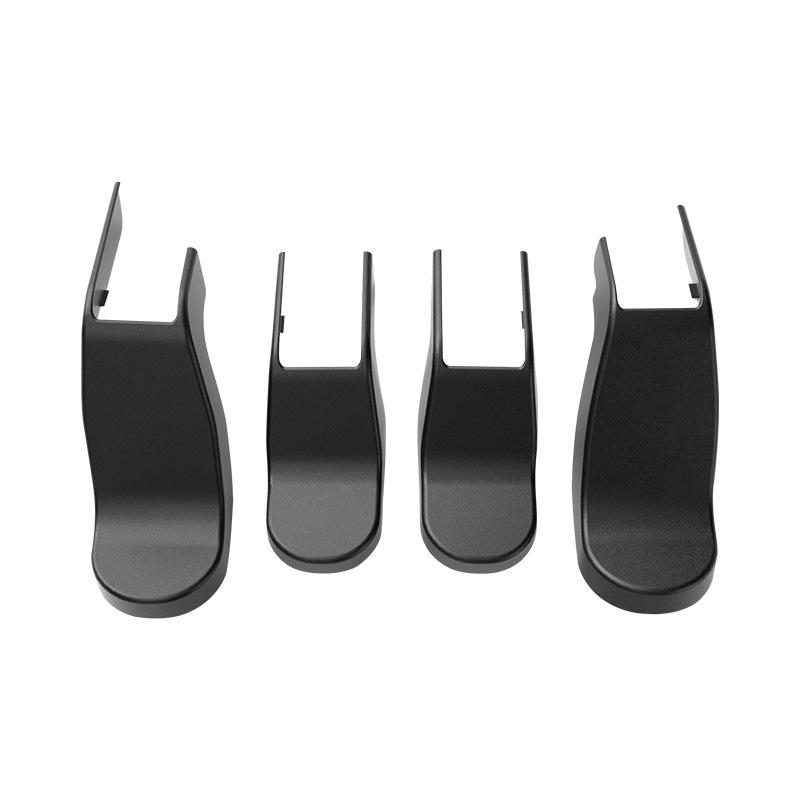 For Nissan Sakura 2023 2024 RHD Rear Seat Slide Rail Protection Plug Prevent Scratch Seat Rail Protective Cover чёрный