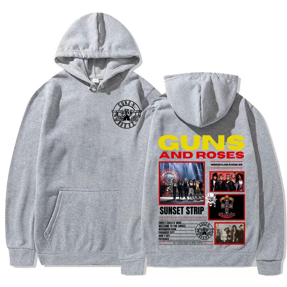 Rock Band Guns N Roses Appetite for Destruction Hoodies for Men Women Vintage Fashion Gothic Loose Hoodie Sweatshirts Streetwear
