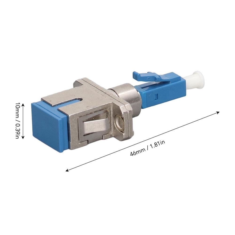 9/125um LC Male To SC Female Connector Low Insertion Loss Single Mode Fiber Optic Connector LC To SC Adapter