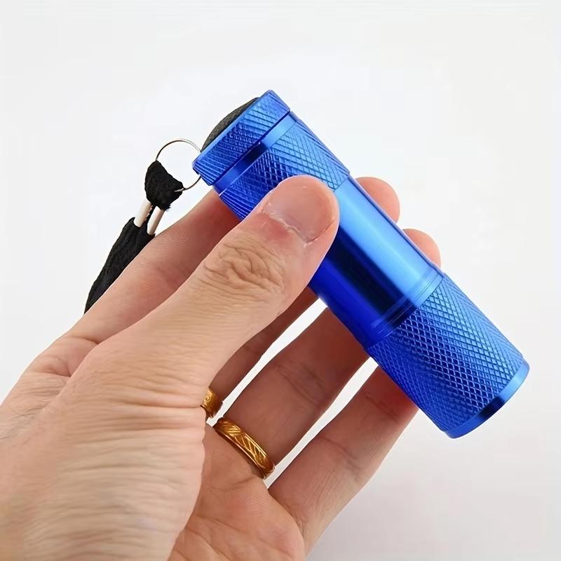Portable Ultra Violet Blacklight 9 LED UV Flashlight Torch Light Lamp Mini Aluminum UV flashlight