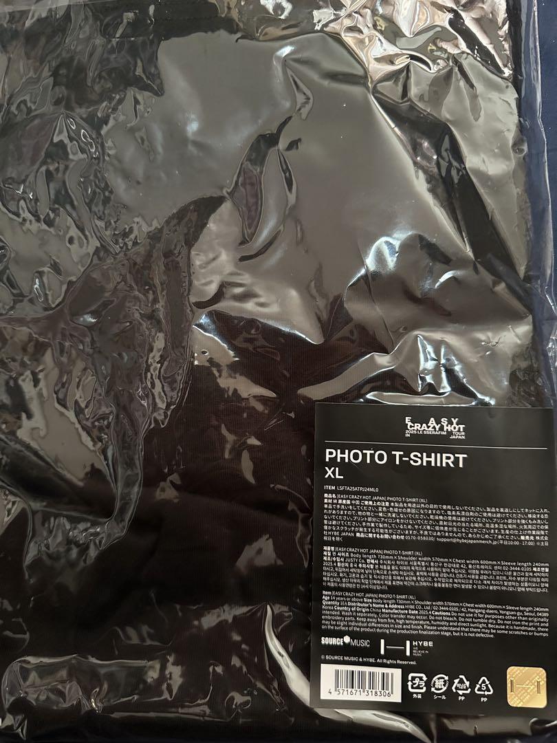 

[USED] LE SSERAFIM PHOTO T-SHIRT XL size