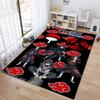 Japanese anime cartoon NARUTO's famous Uzumaki Naruto rug, soft decorative home furnishing, bedroom office chair pad, outdoor picnic carpet Y12