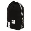 Drawstring Children Toys Storage Bag Massive Capacity House Appearance Black