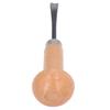 Wood Carving Chisel, Straight Gouge Blade with High-speed Steel and Non-slip Beech Wood Handle, for Wood Carving and Material Shoveling