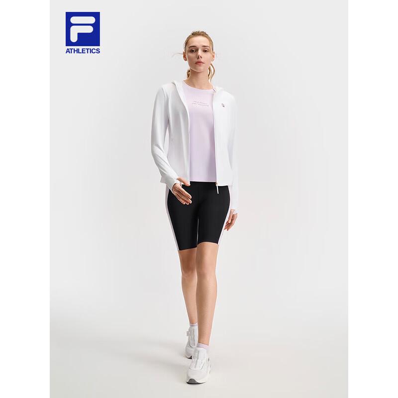 FILA Women's 2025 Summer Cooling Sun Protection Hooded Knit Jacket