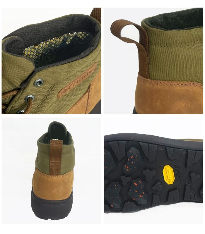 Sapland Three Luxe Chukka Waterproof Omniheat Infinity YU9509 [Columbia] 235 Walnut/6(24cm)