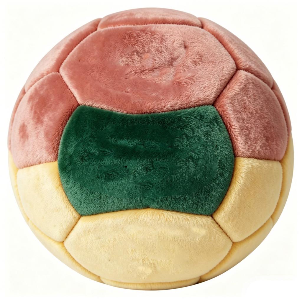 Plush Outdoor Football Sandbag Toy 6cm Soft Fabric Durable Stitching Suitable for Recreational Activities and Sports Training