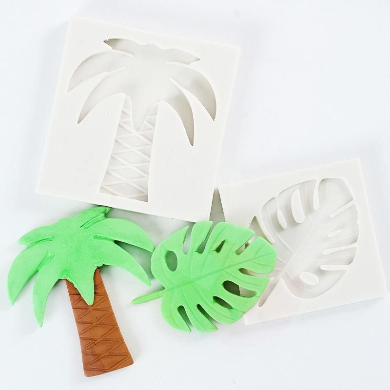 Pineapple Flower leafs veiner silicone cake mold fondant sugar mould