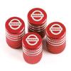For Nissan MBQ1Car Wheel Tire Valve Caps Tyre Stem Covers Airdust Waterproof Accessories for Nissan X-trail Qashqai Note Juke Sentra Patrol