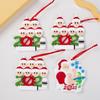 Christmas Santa Claus Figurine Decoration Xmas Hanging Decorations Ornament Doll Toy Holiday DIY Decor Festival Present