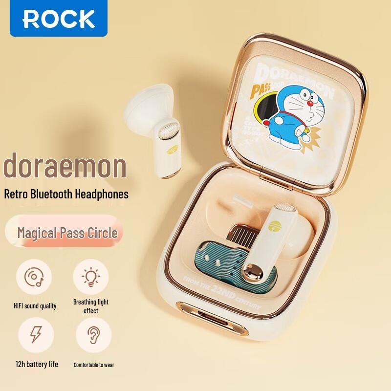 ROCK Doraemon Retro TWS Earbuds