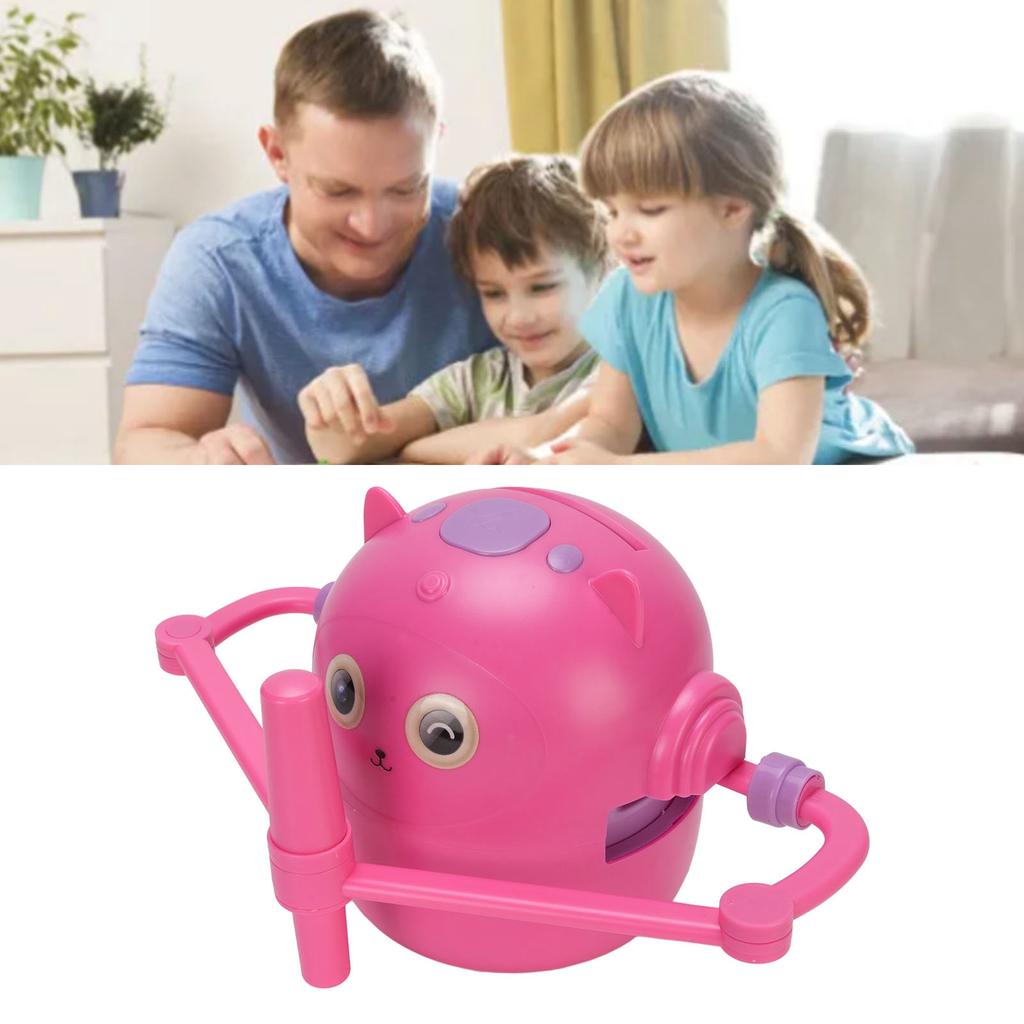 Drawing Robot for Kids, Drawing Educational Robot Set with 100 Drawing Cards for Tching, 12 Colored Drawing Pens, USB Automatic Painting Interactive D