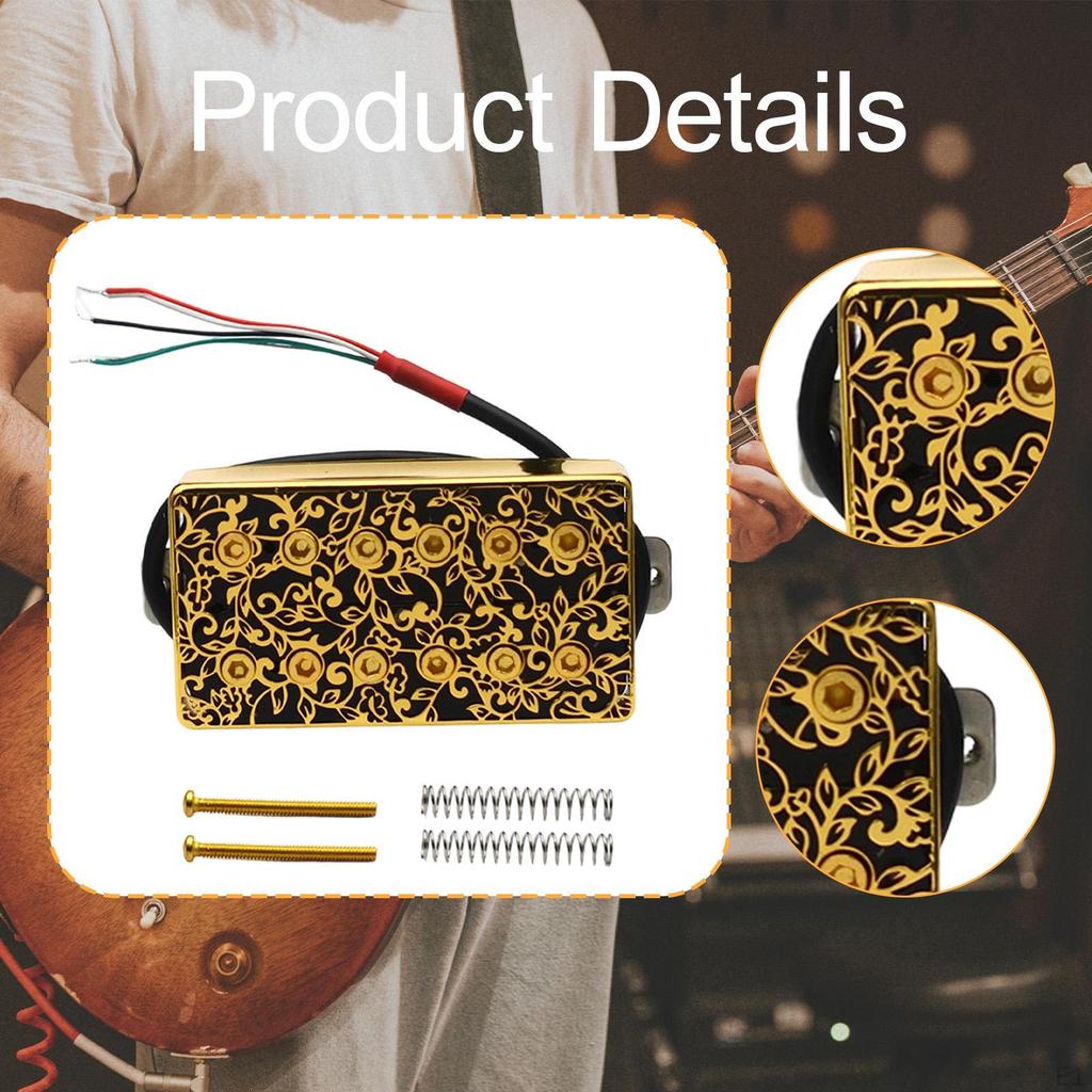Electric Guitar Humbucker Pickup, Part Double Coil Pickup for Live