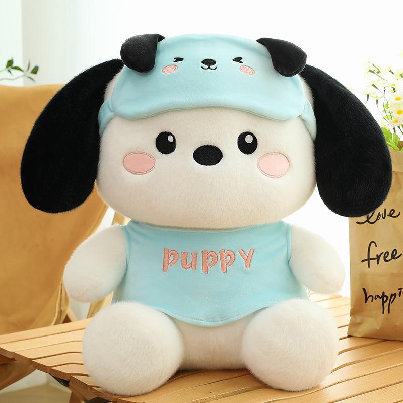 

Cartoon Bear Mask Pacha Dog Plush Toys Children s Birthday Gifts for Girls Sleeping Pillows for Dolls 30cm【0.47kg】